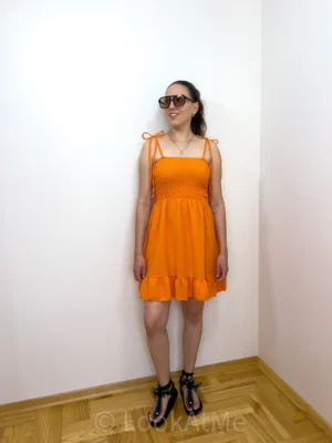 Sukienka „Sara” pomarańczowa