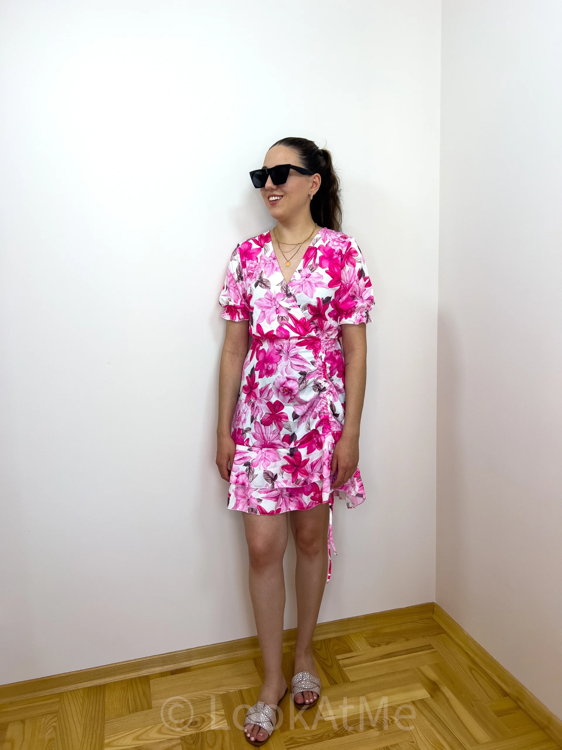 Sukienka „Valeria” fuksja - obrazek 3